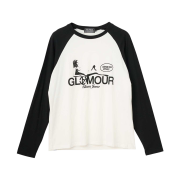 Hysteric Glamour x Slam Jam Angels Raglan Longsleeve T-Shirt White Black