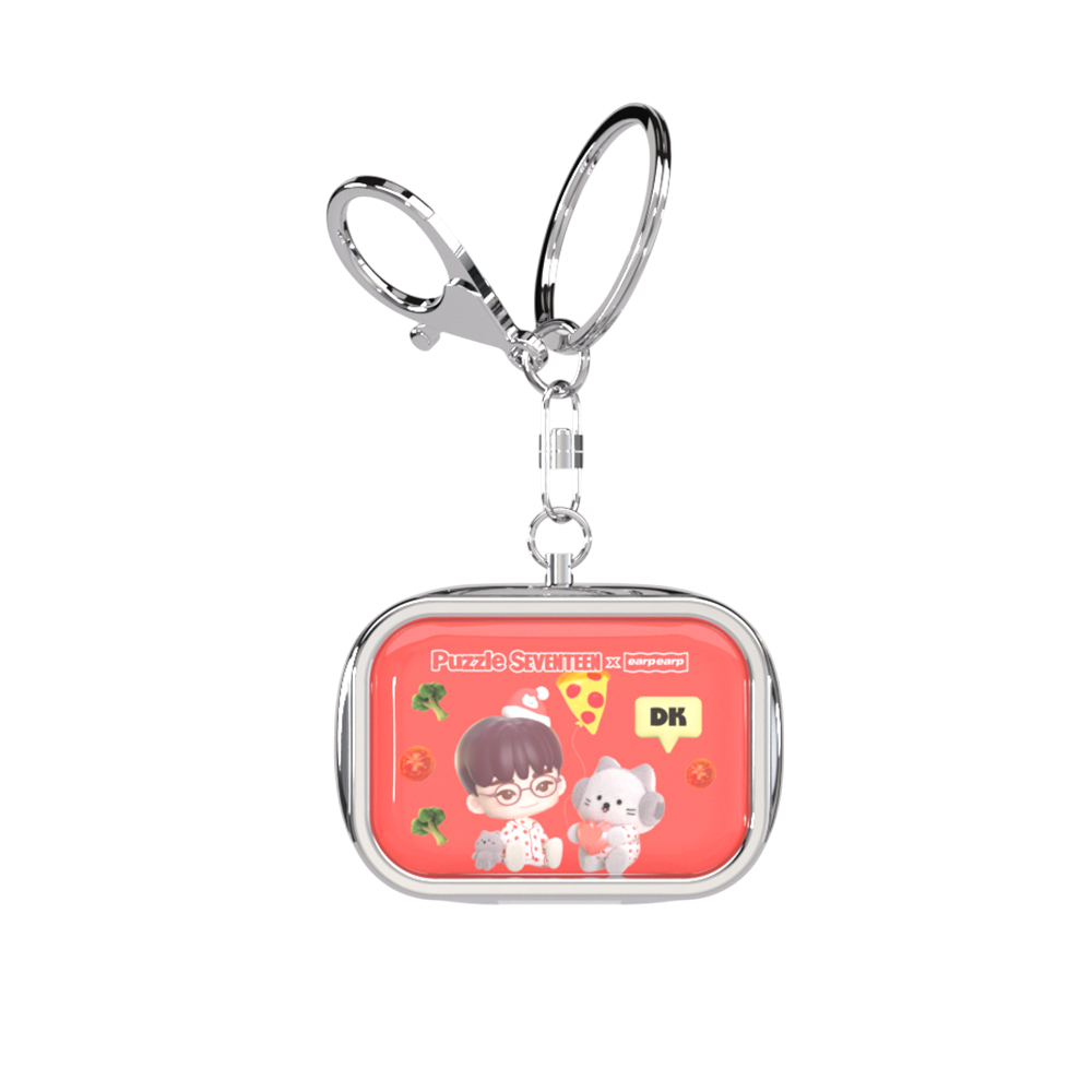 [퍼즐 세븐틴 X 어프어프] 틴케이스 키링 (디케이)([Puzzle SEVENTEEN X EARPEARP] Tin Case Key Chain (DK))