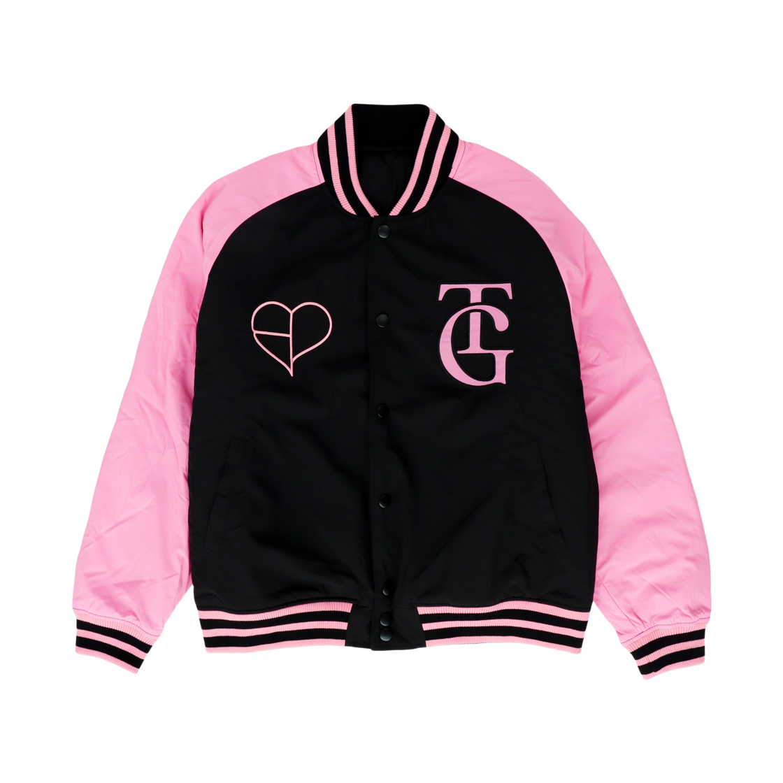 블랙핑크 x 요미우리 자이언츠 스타디움 자켓 블랙 핑크(Blackpink x Yomiuri Giants Stadium Jacket Black Pink) - 2
