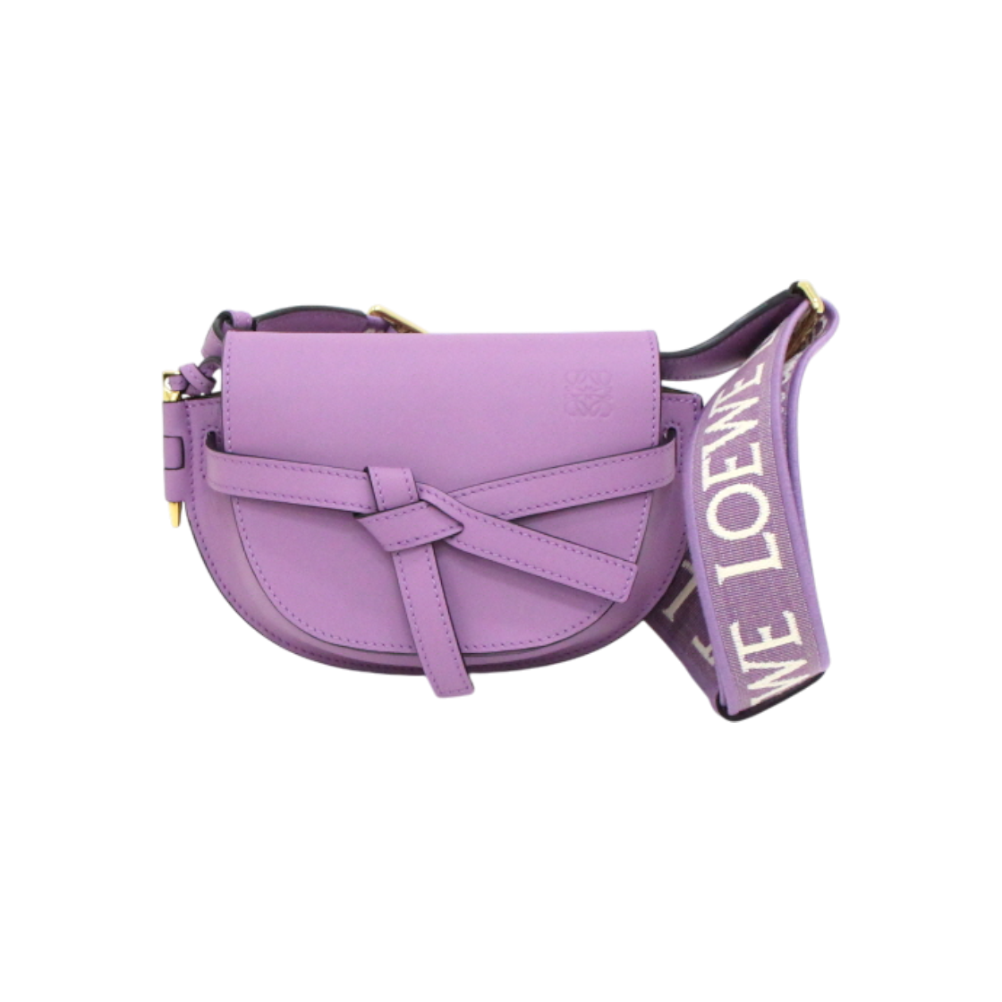 로에베 A650N46X13 바이올렛 카프스킨 미니 게이트 듀얼 숄더백 겸 크로스백aa59118(Loewe A650N46X13 Violet Calfskin Mini Gate Dual Shoulder and Crossbody Bag)