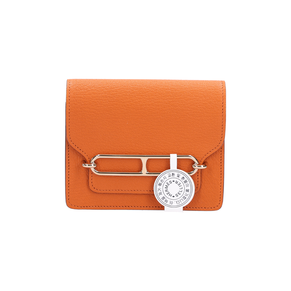 IT82GB2IDP27 Hermes H082213CP5F Slim Wallet in Mouton Goat Leather with B Engraving