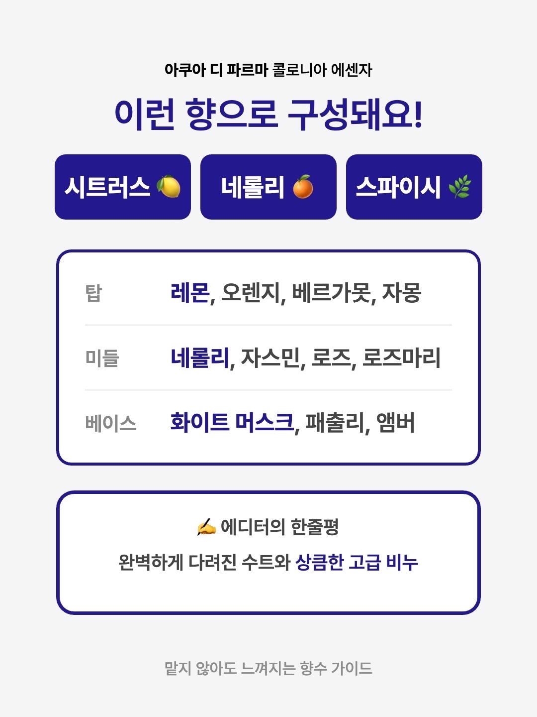 Acqua Di Parma Colonia Essenza Eau De Cologne 50ml, Acqua Di Parma Colonia Essenza Eau De Cologne 100ml 착용 스타일 - 3