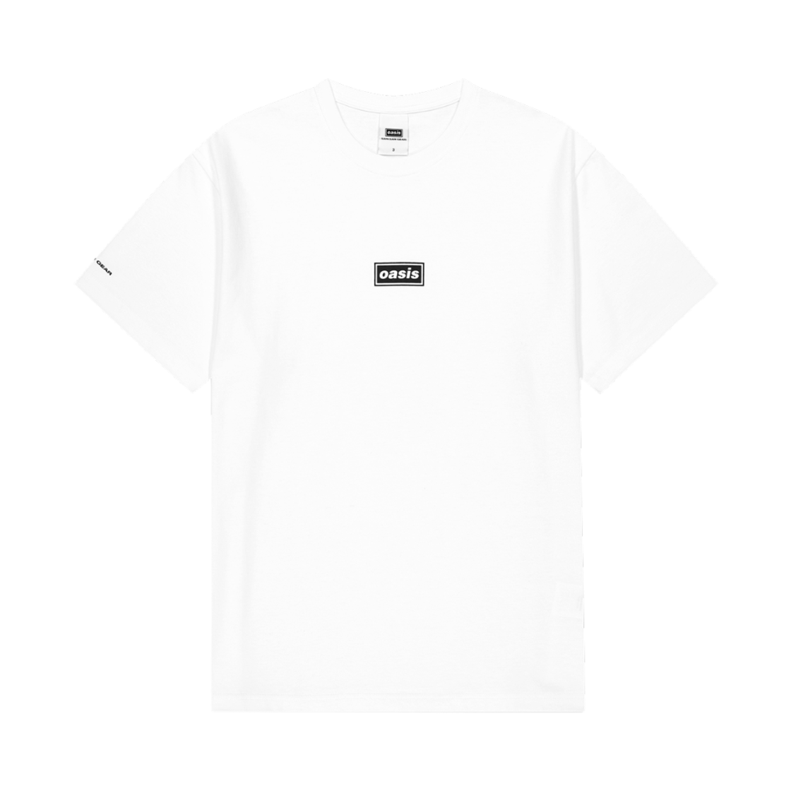 산산기어 X 오아시스 로고 티셔츠 화이트(Sansan Gear x Oasis Logo T-Shirt White)
