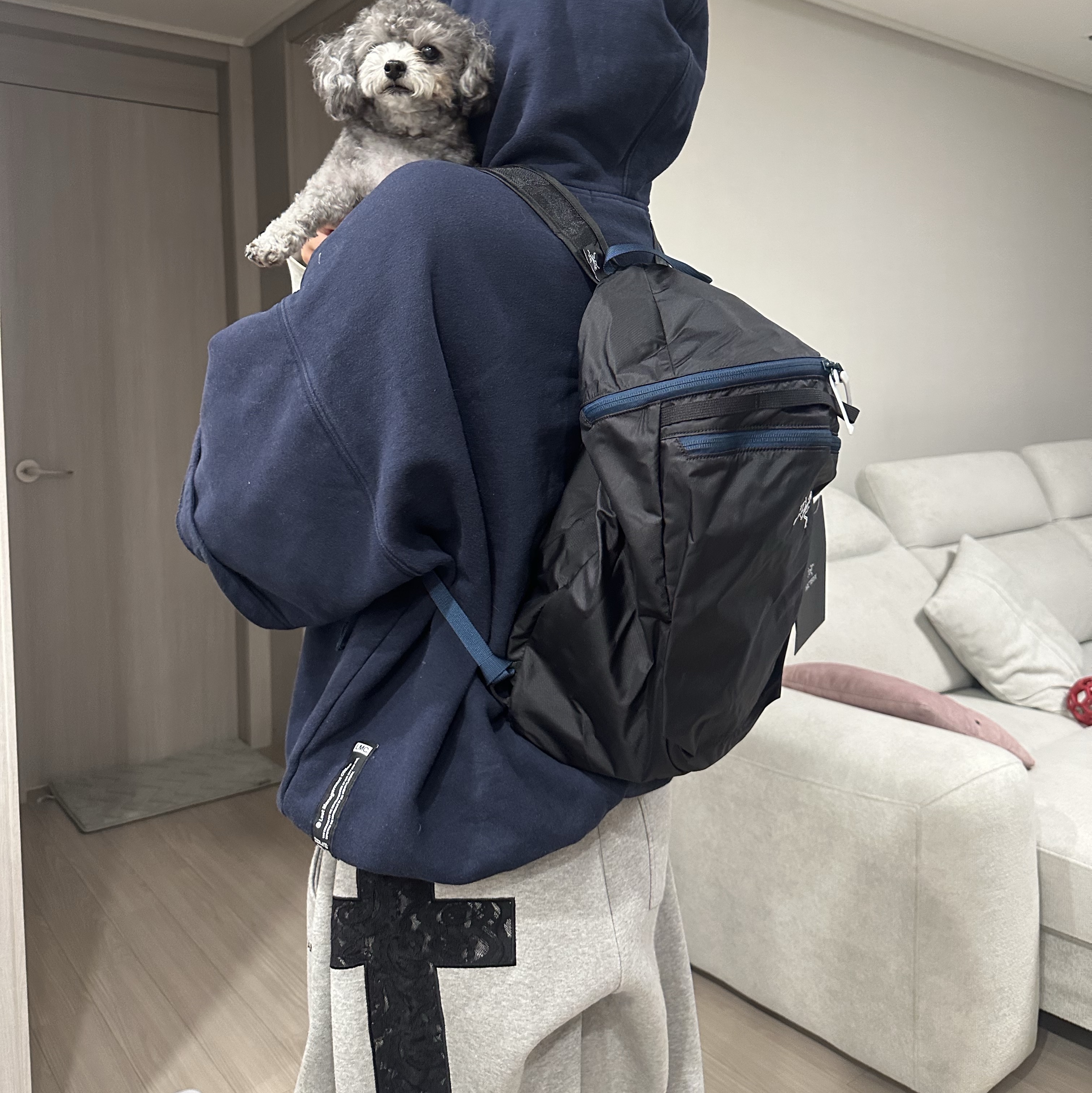 Arc'teryx Heliad 15 Backpack Lodestar 착용 스타일