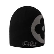 Louis Vuitton LV Fit Monogram Beanie Black