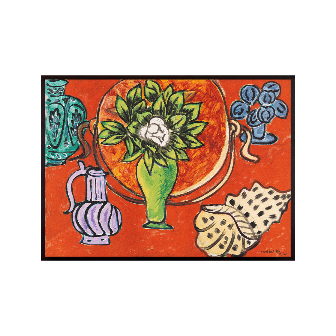 ARTBMFP0007 Print Bakery Henri Matisse, Nature morte au Magnolia (1950)