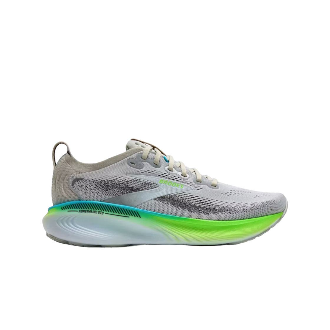 브룩스 러닝 아드레날린 GTS 25 오이스터 그린 게코 - D 미디움(Brooks Running Adrenaline GTS 25 Oyster Green Gecko - D Medium)