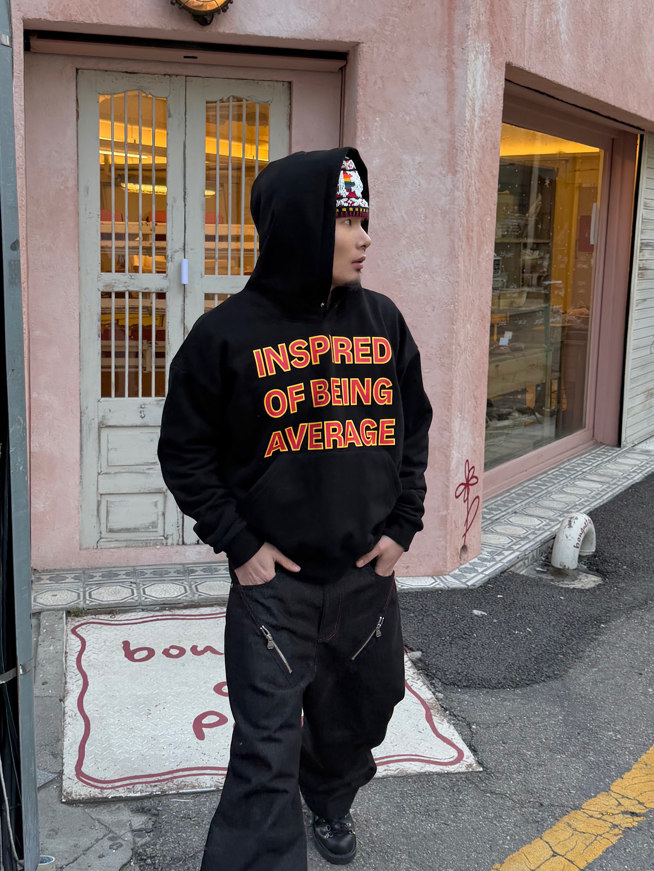 Supreme Beaded Beanie Red - 25FW 착용 스타일 - 2
