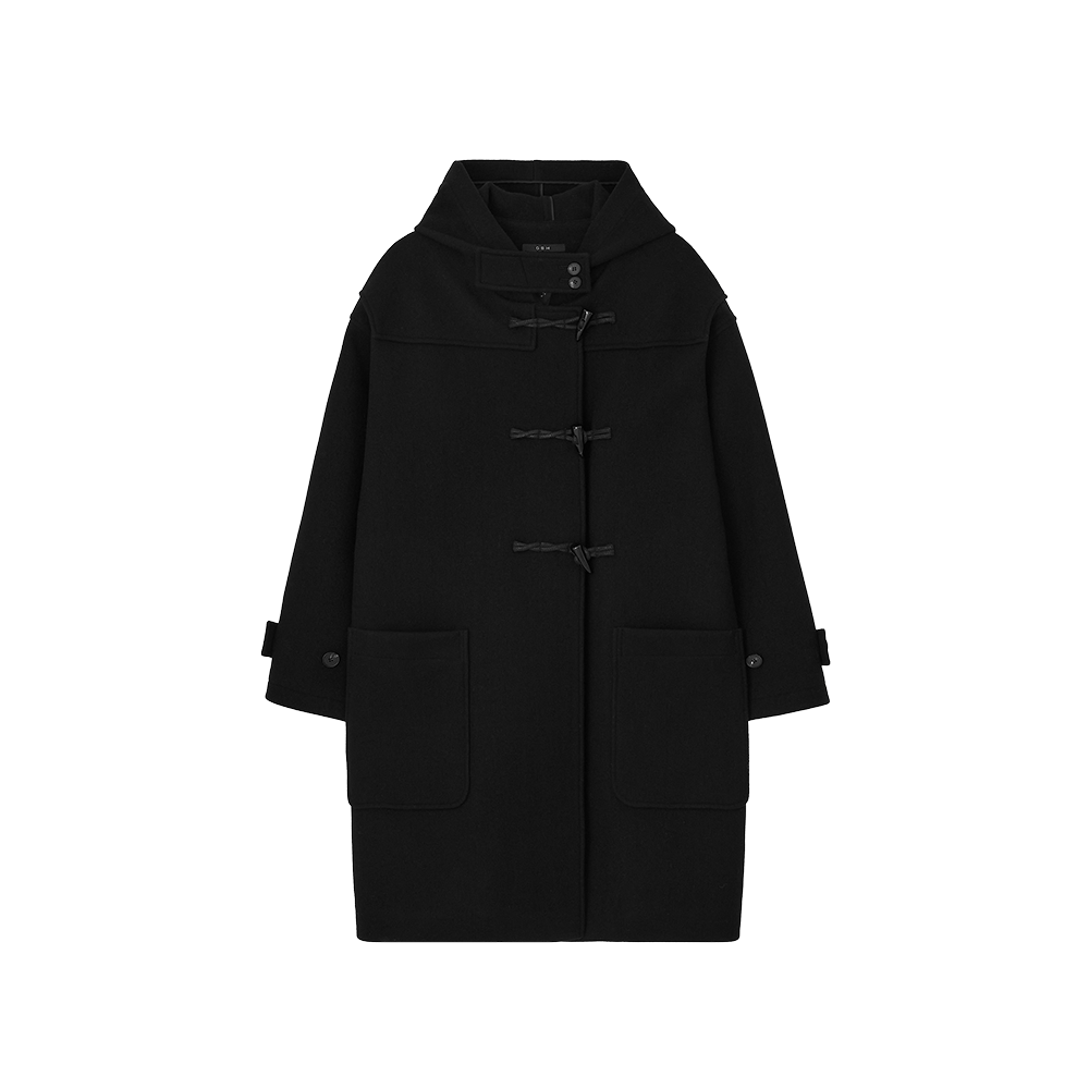 지비에이치 어페럴 롱 더플 코트 / 블랙(GBH APPAREL Long Duffle Coat / Black) - 1