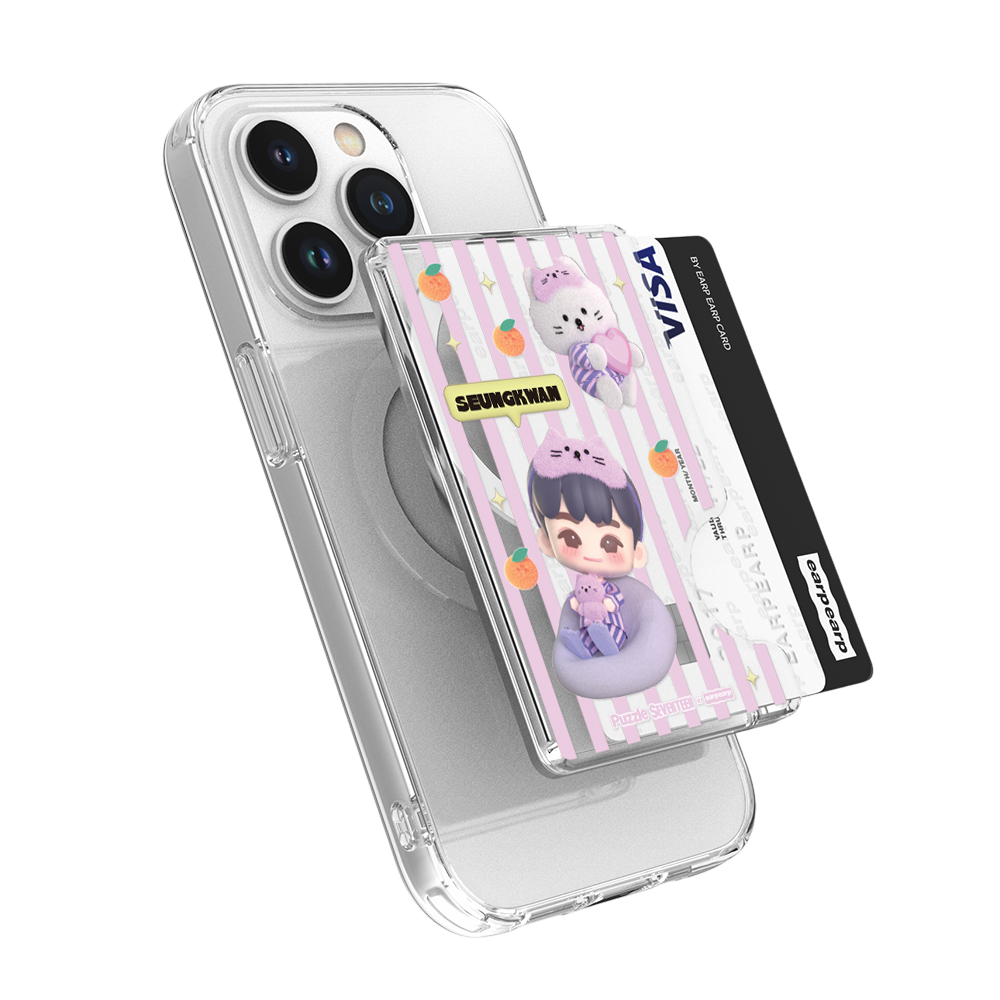 E2512_0254 [Puzzle SEVENTEEN X EARPEARP] MagSafe Card Wallet (SEUNGKWAN)