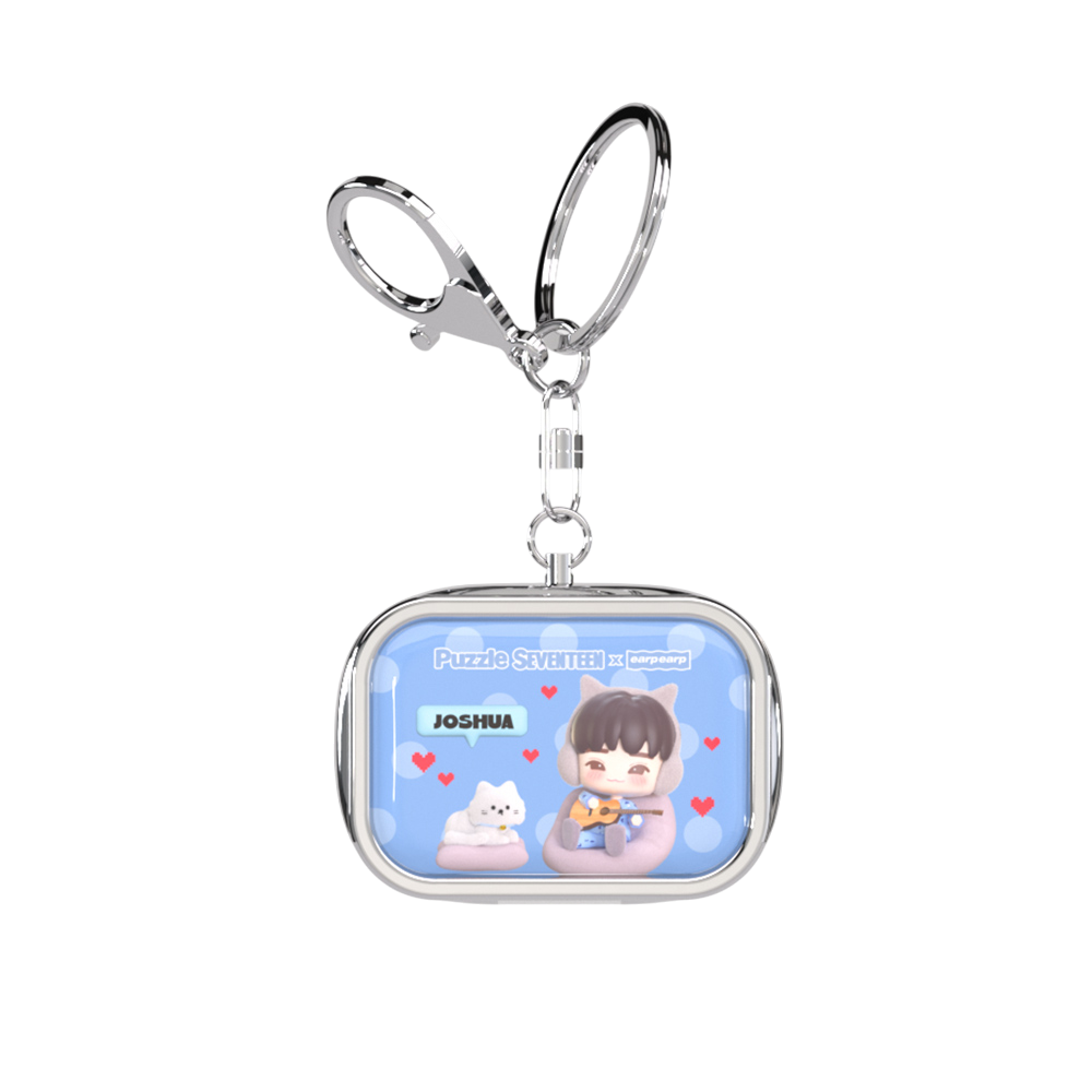 [퍼즐 세븐틴 X 어프어프] 틴케이스 키링 (조슈아)([Puzzle SEVENTEEN X EARPEARP] Tin Case Key Chain (JOSHUA))
