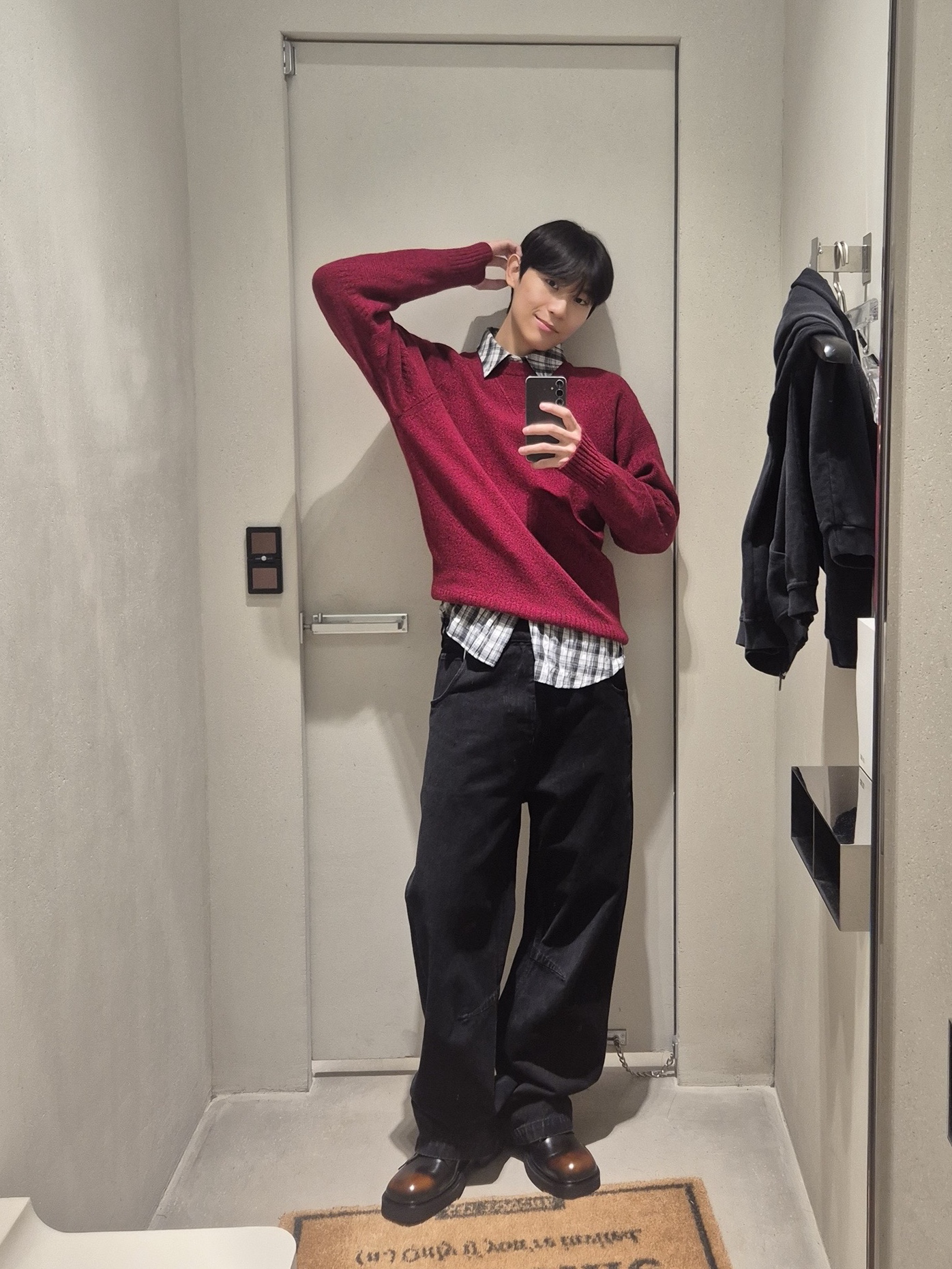 Entire Studios Gem Jeans Magnetite - 25SS 착용 스타일 - 4
