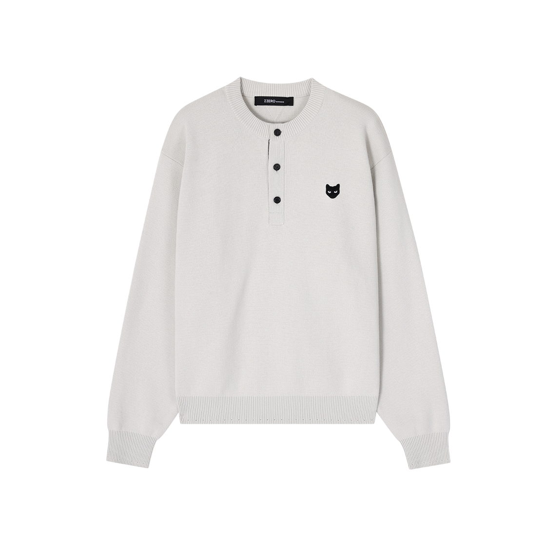 SI2KT802IV SONGZIO ZZERO Panther Crewneck Knit Ivory