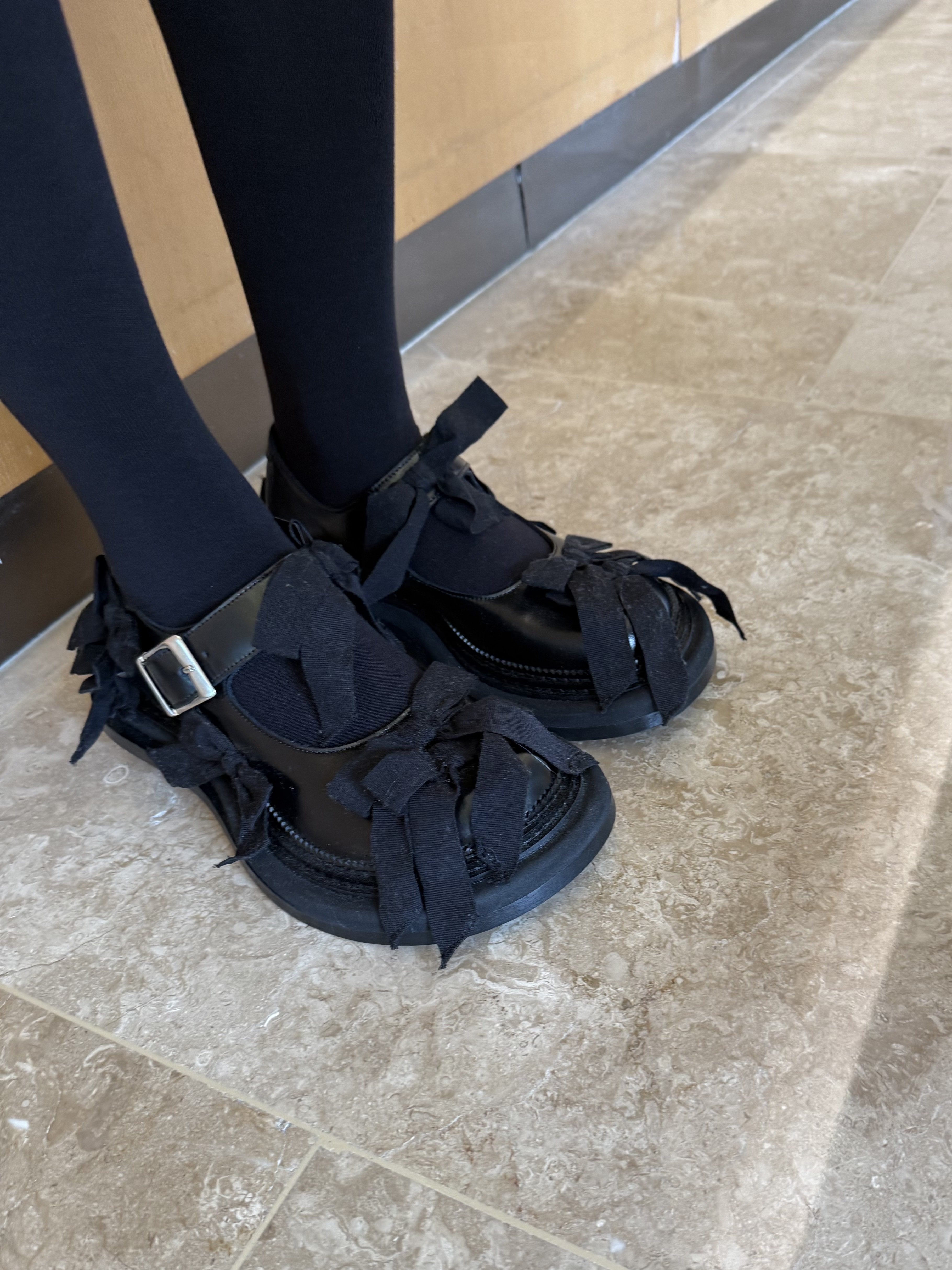 Phileo Women Mary Jane Superstrate Black - 25FW 착용 스타일 - 3