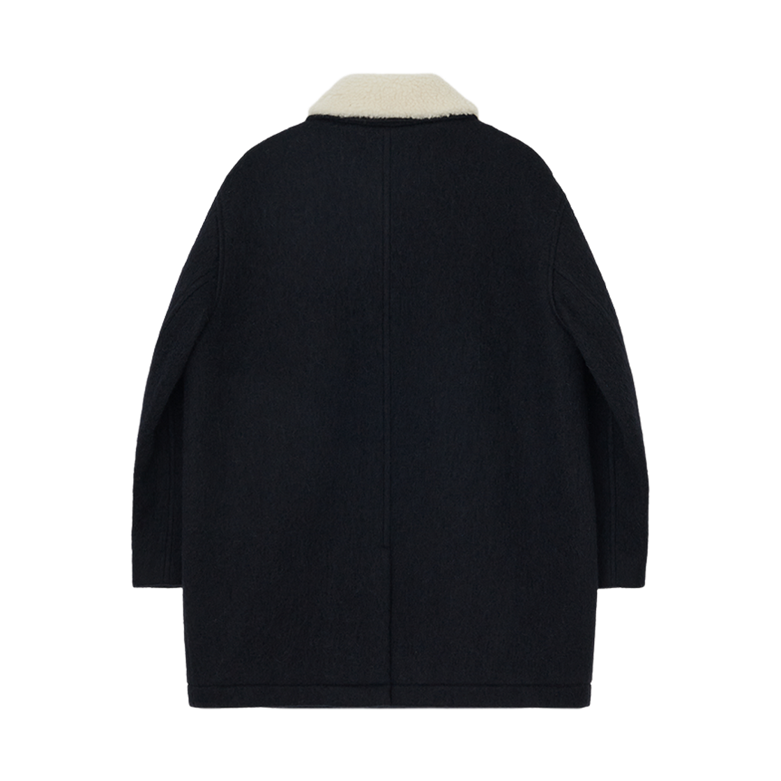 지비에이치 어페럴 울 더블 브레스티드 피 코트 / 네이비(GBH APPAREL Wool Double Breasted Pea Coat / Navy) - 2