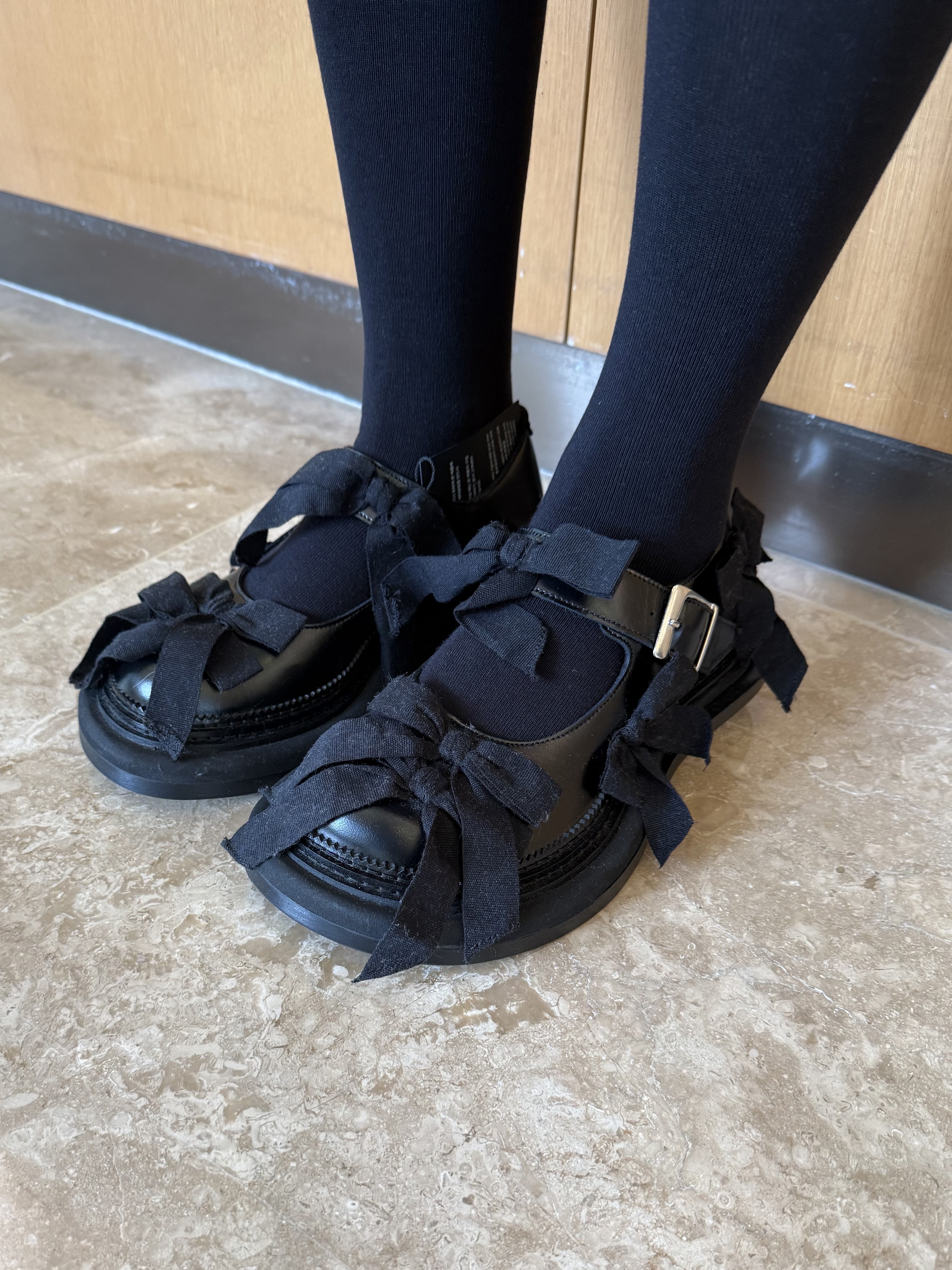 Phileo Women Mary Jane Superstrate Black - 25FW 착용 스타일 - 1