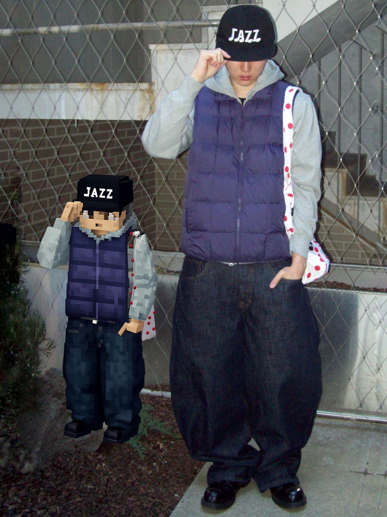 [KREAM 단독] Kikozy New Jazz Cap Black 착용 스타일