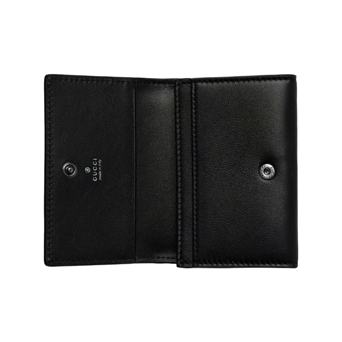 구찌 홀스빗 롱 카드 케이스 블랙 레더(Gucci Long Card Case with Horsebit Black Leather) - 3