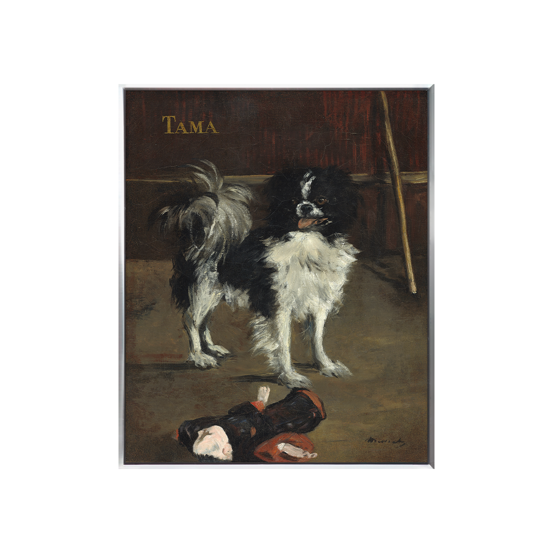 [3% 적립] 프린트베이커리 에두아르 마네, 일본 개 타마([3% 적립] Print Bakery  Édouard Manet, Tama, the Japanese Dog (c.1875))