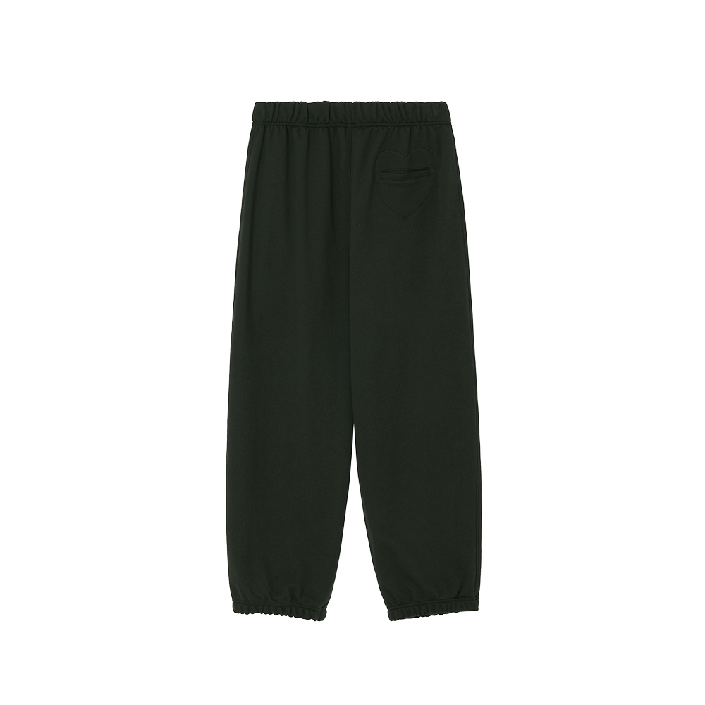 지비에이치 어페럴 하트 스티치 스웻 팬츠 / 카키 그레이(GBH APPAREL Heart Stitch Sweat Pants / Khaki Grey) - 2