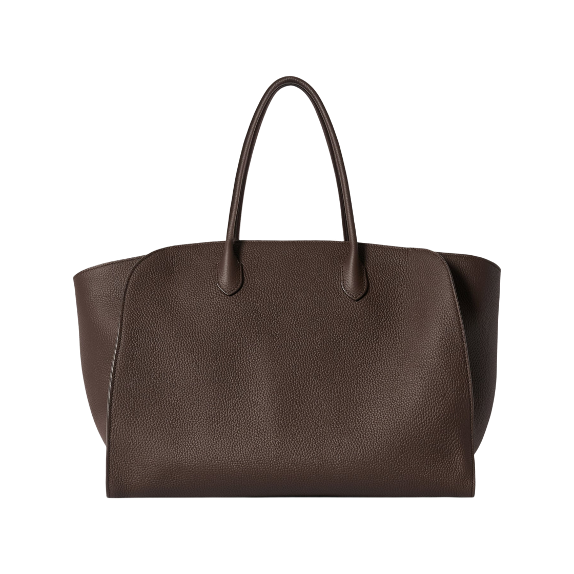 W1904L133DEOS The Row Marlo 17 Leather Bag Brown