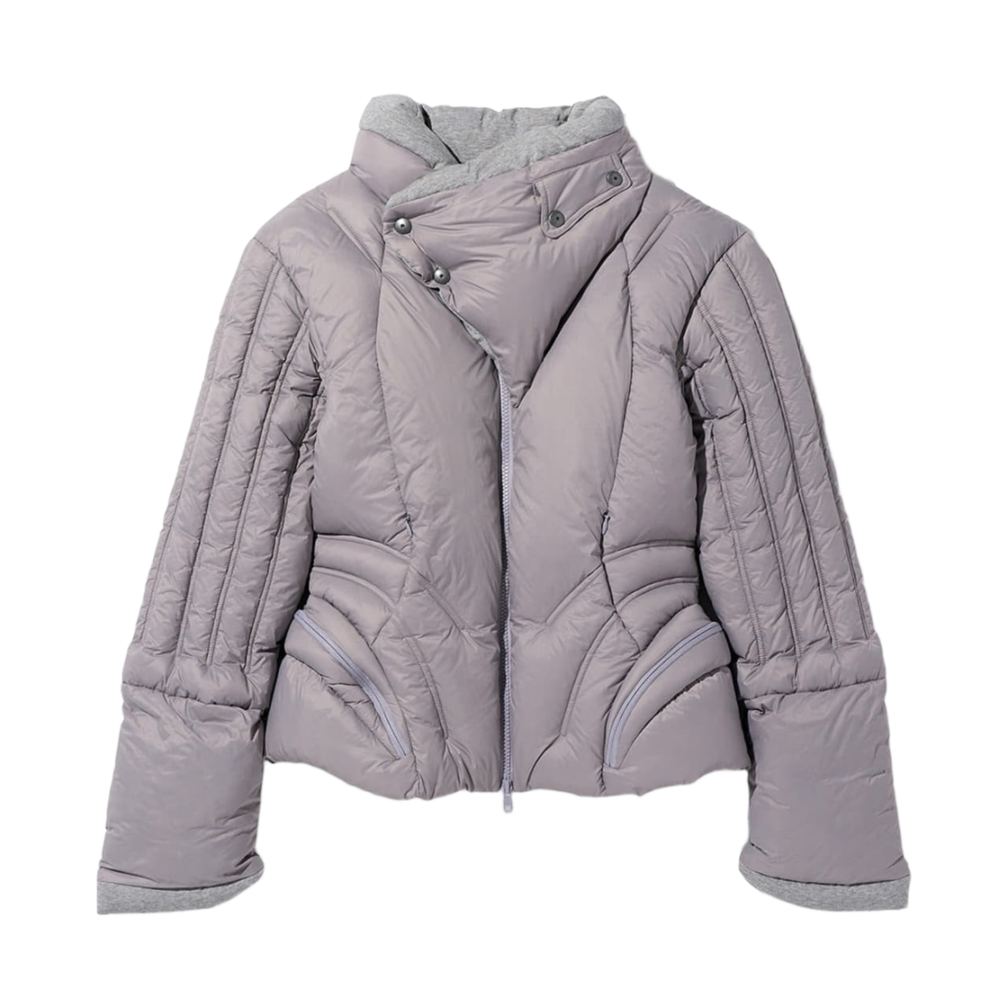 (W) 미스치프 컨투어 다운 자켓 로즈 그레이((W) Mischief Contour Down Jacket Rose Grey)