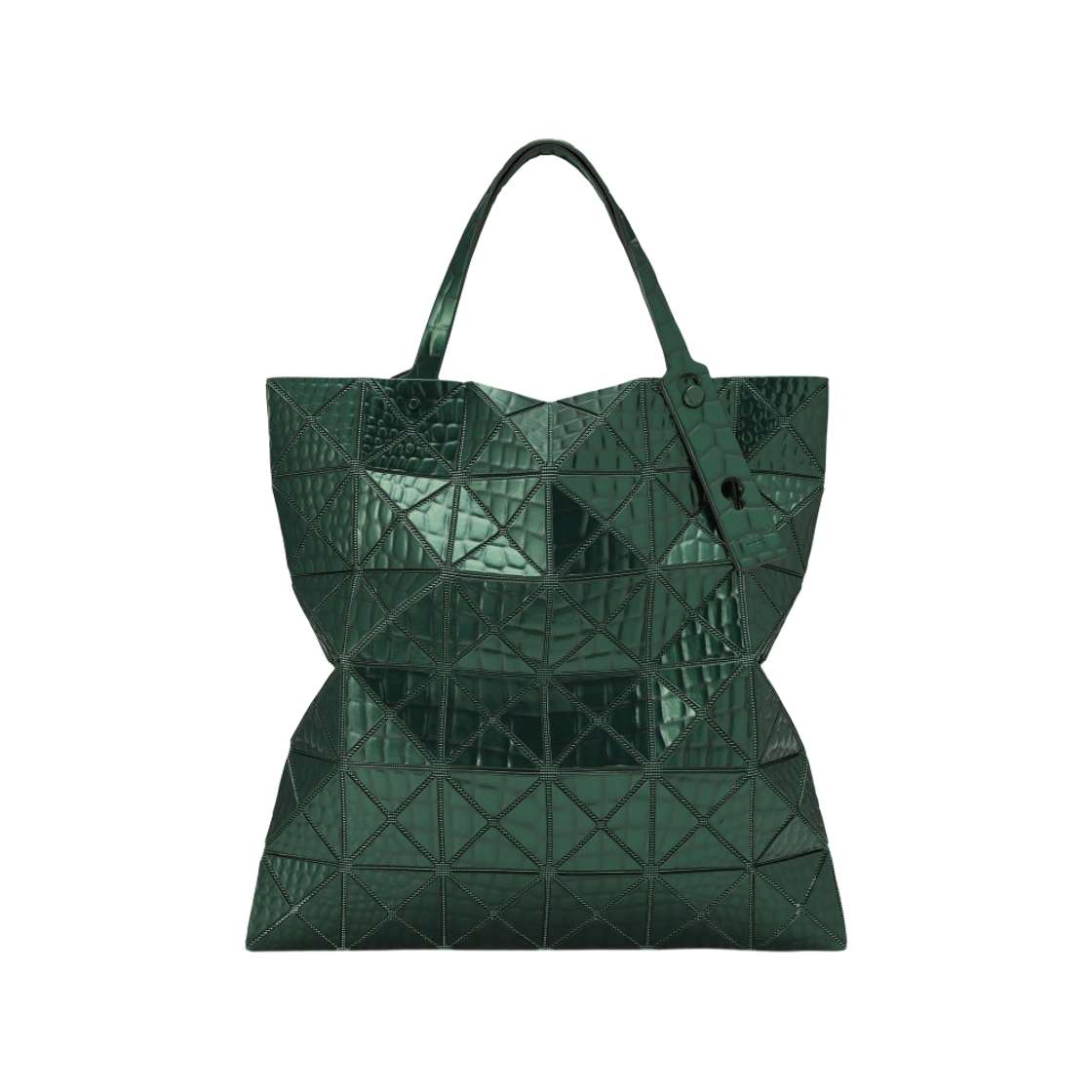 BB58-AG832-66 Bao Bao Issey Miyake Meta Kaiju Tote Bag Deep Green