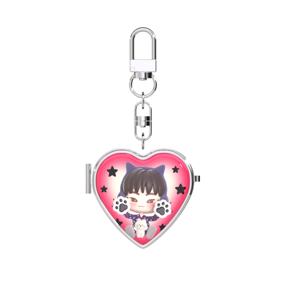 [퍼즐 세븐틴 X 어프어프] 거울 키링 (호시)([Puzzle SEVENTEEN X EARPEARP] Mirror Key Chain (HOSHI))