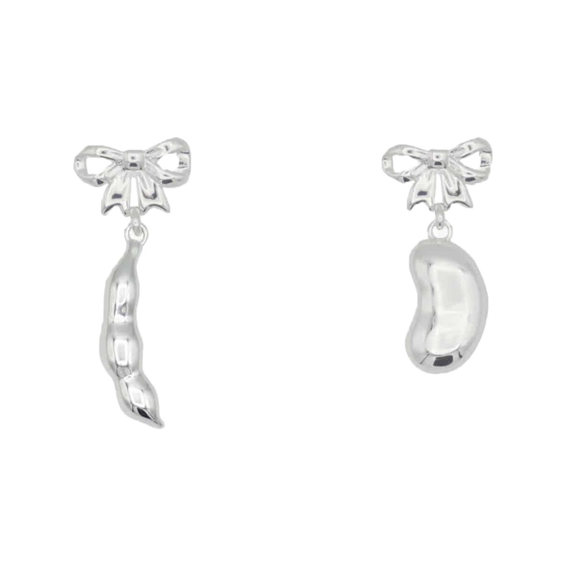 - (W) Sandy Liang Fava Earring Silver