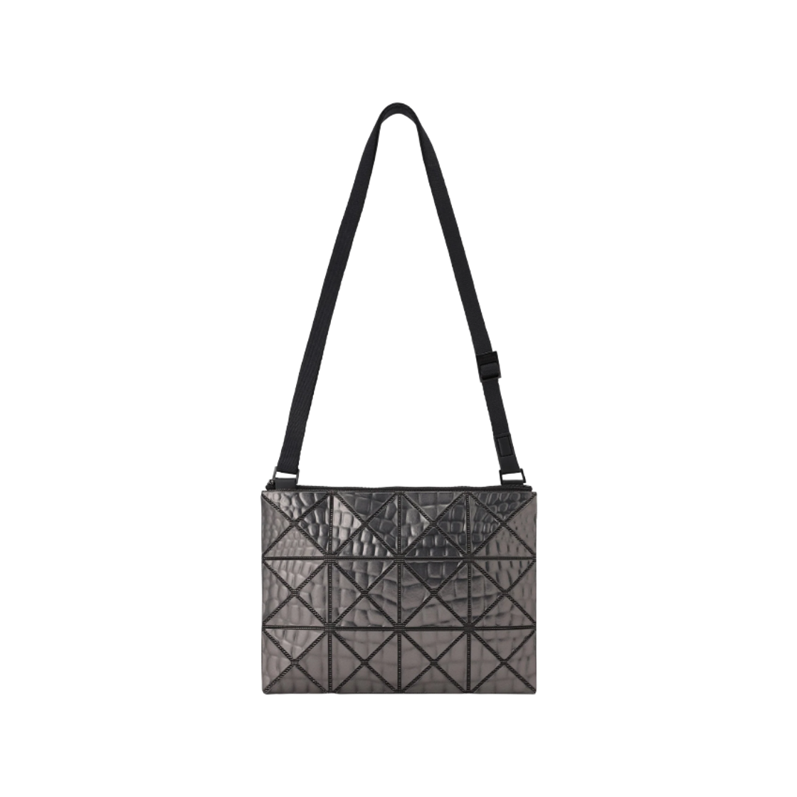 BB58-AG831-94 Bao Bao Issey Miyake Meta Kaiju Shoulder Bag Gunmetal