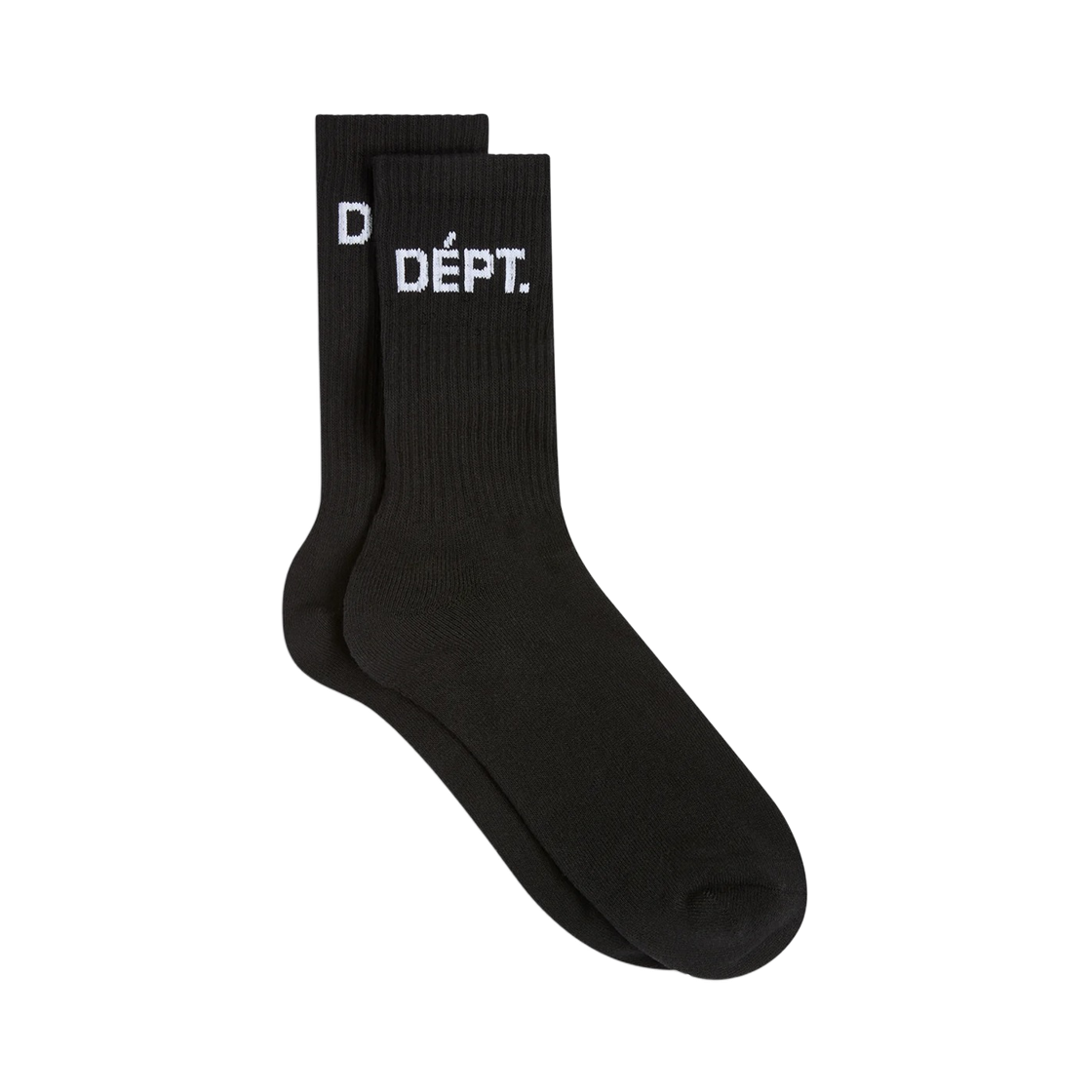 DS-90145 Gallery Dept. Logo Embroidered Socks Black