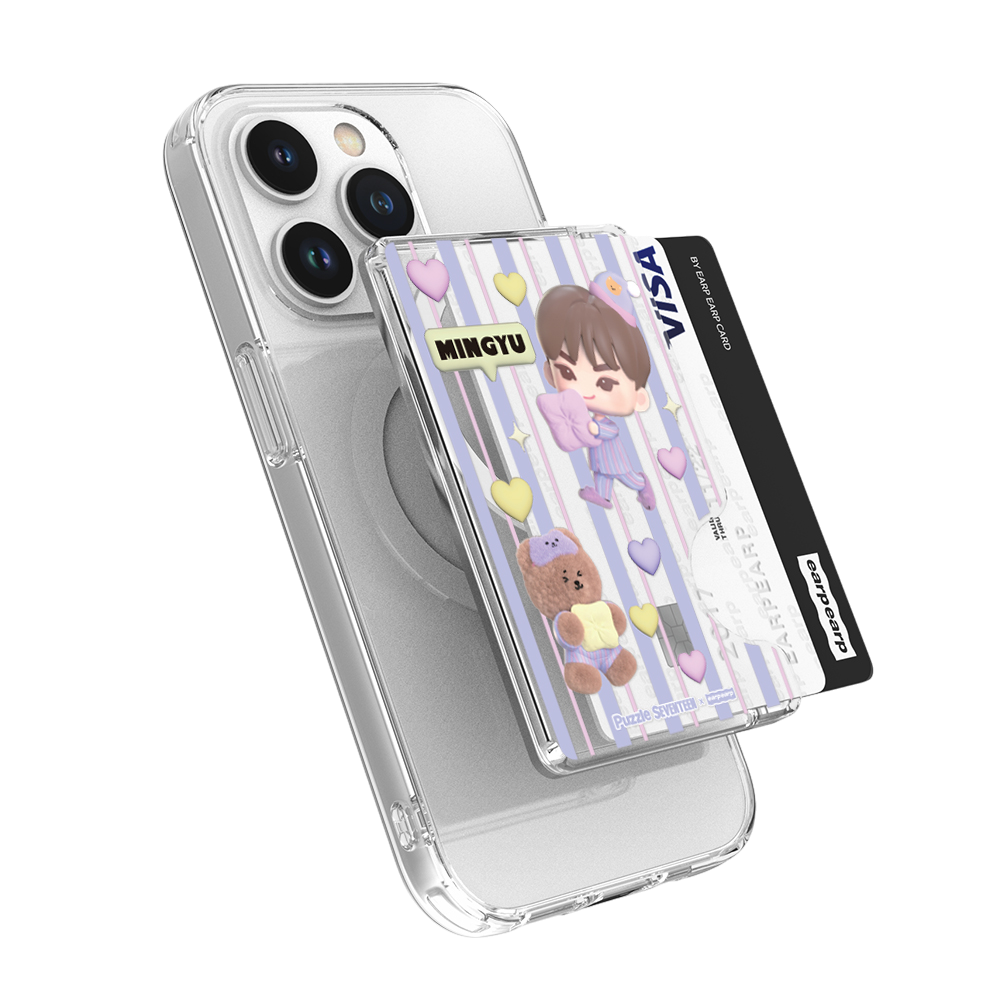 [퍼즐 세븐틴 X 어프어프] 맥세이프 카드지갑 (민규)([Puzzle SEVENTEEN X EARPEARP] MagSafe Card Wallet (MINGYU))