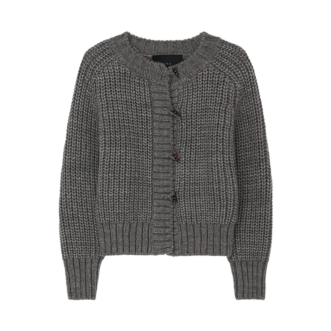 APB3CD050CHFF GBH APPAREL Bulky Knit Cardigan / Charcoal