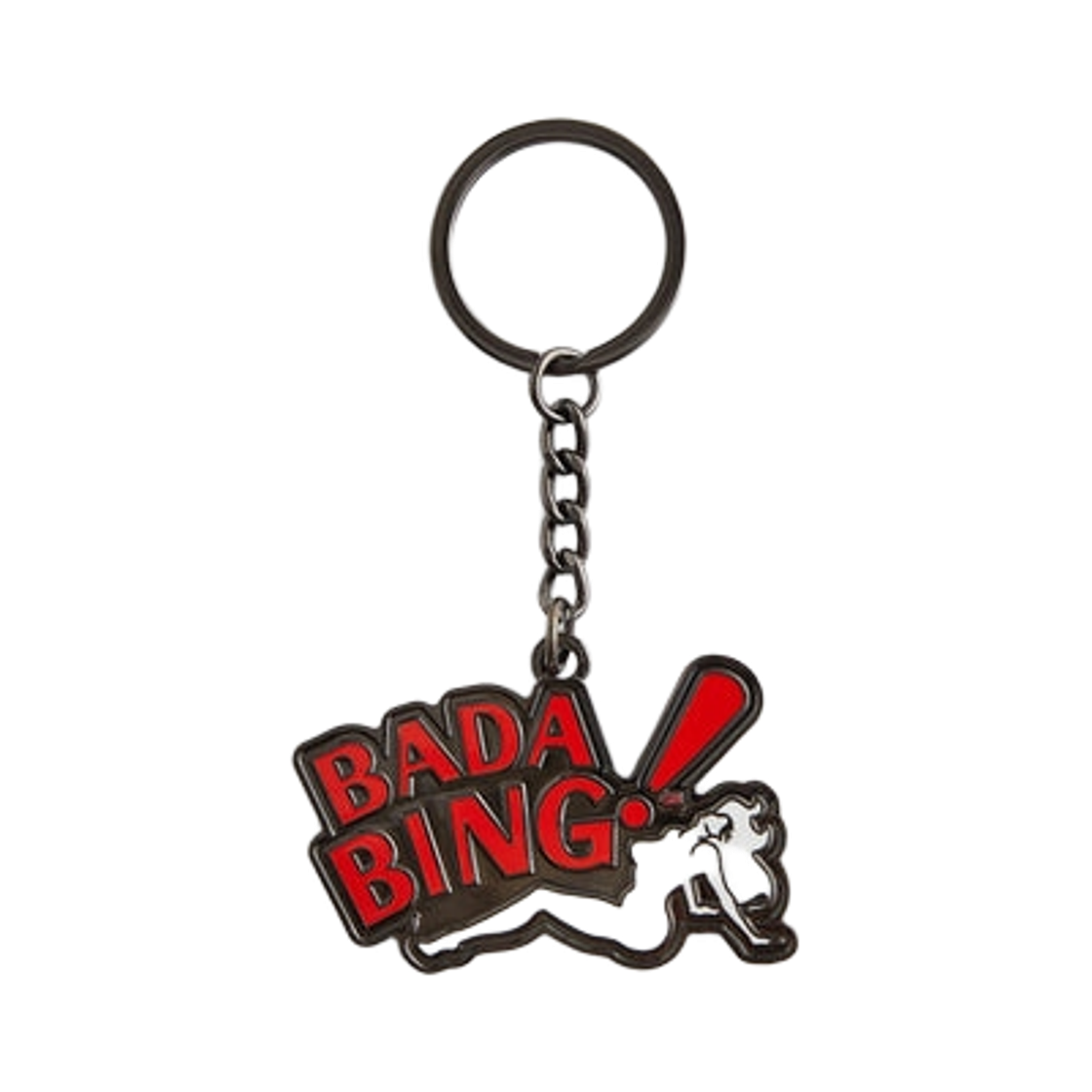 KHL150867-001 Kith x The Sopranos Bada Bing Keychain Black