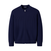 Uniqlo C Crewneck Full Zip Cardigan Navy - JP