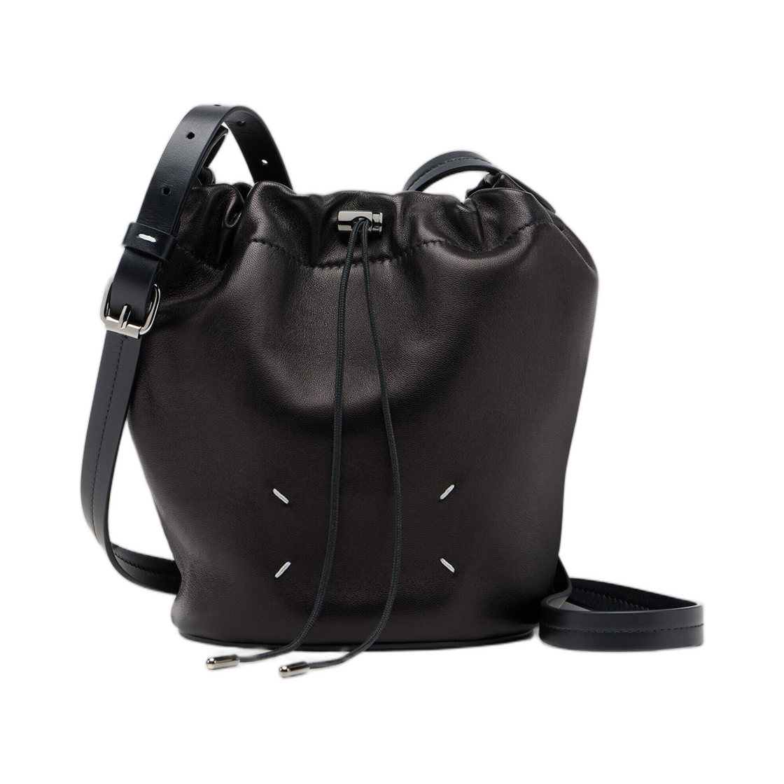 SB2ZH0003P8832HB323 Maison Margiela Draw-String Pouch Black