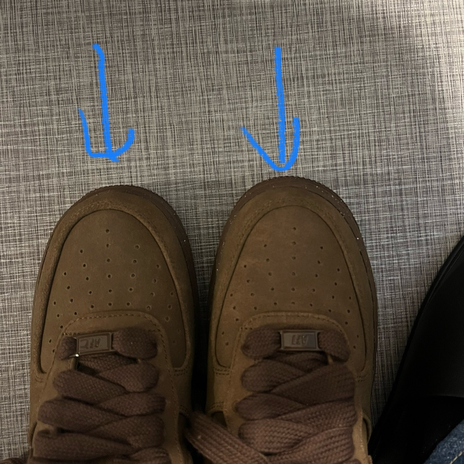 (W) Nike Air Force 1 '07 Cacao Wow 착용 스타일 - 2