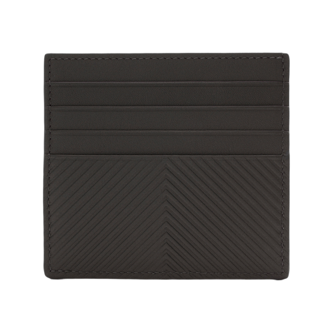 로에베 오픈 카드 홀더 텍스쳐드 클래식 카프스킨 다크 그레이(Loewe Open Card Holder in Textured Classic Calfskin Dark Grey) - 2