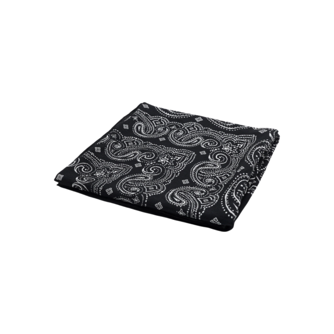 ITBWEGLGIDN5 Givenchy Black GG Print Modal Cashmere Blend Square Scarf