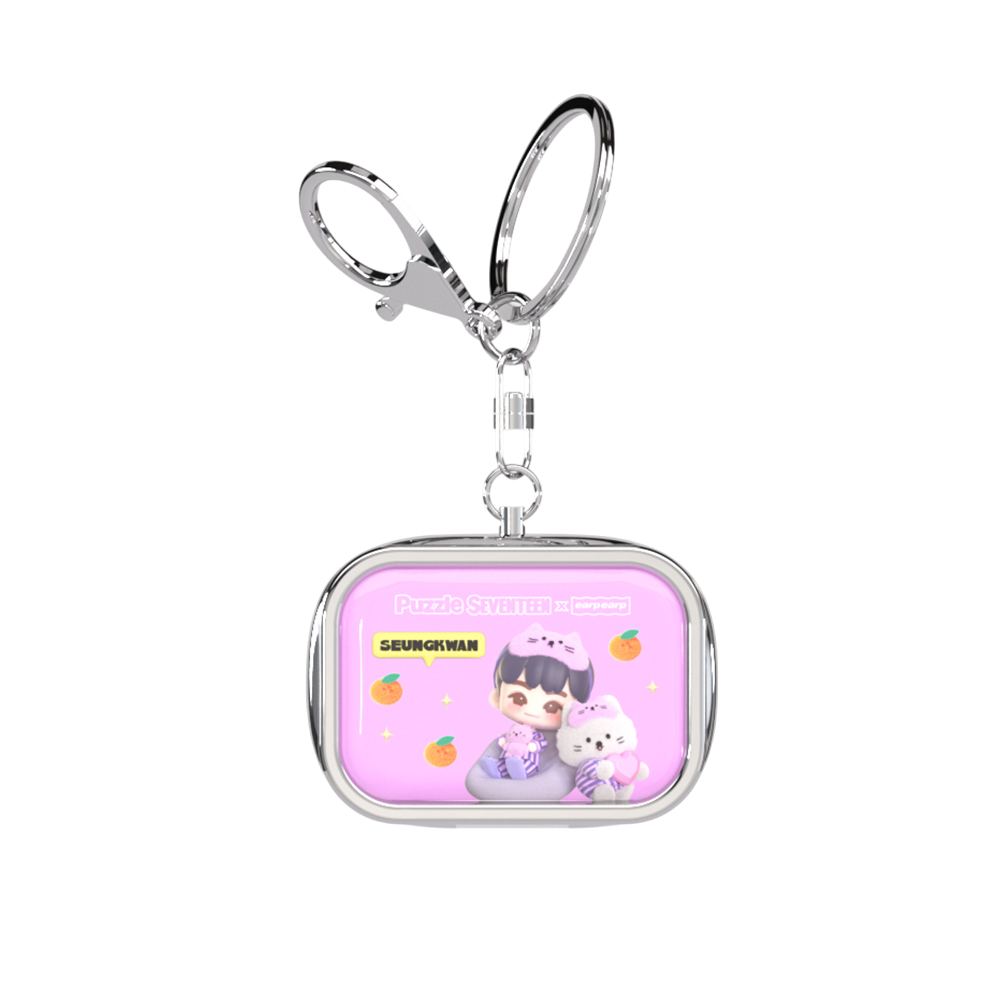 [퍼즐 세븐틴 X 어프어프] 틴케이스 키링 (승관)([Puzzle SEVENTEEN X EARPEARP] Tin Case Key Chain (SEUNGKWAN))