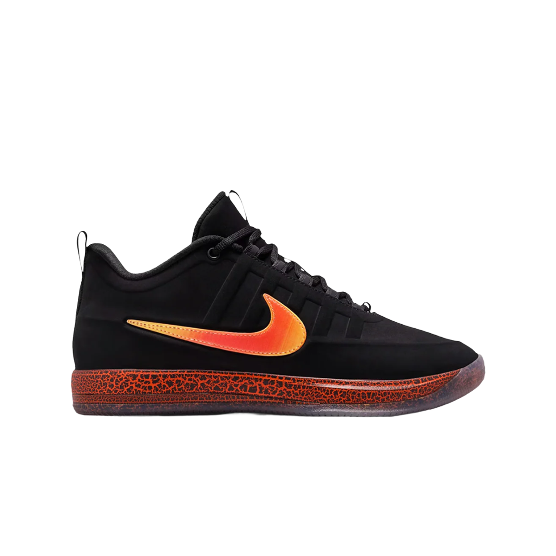 IB6687-001 Nike Book 2 Rising Black and Safety Orange