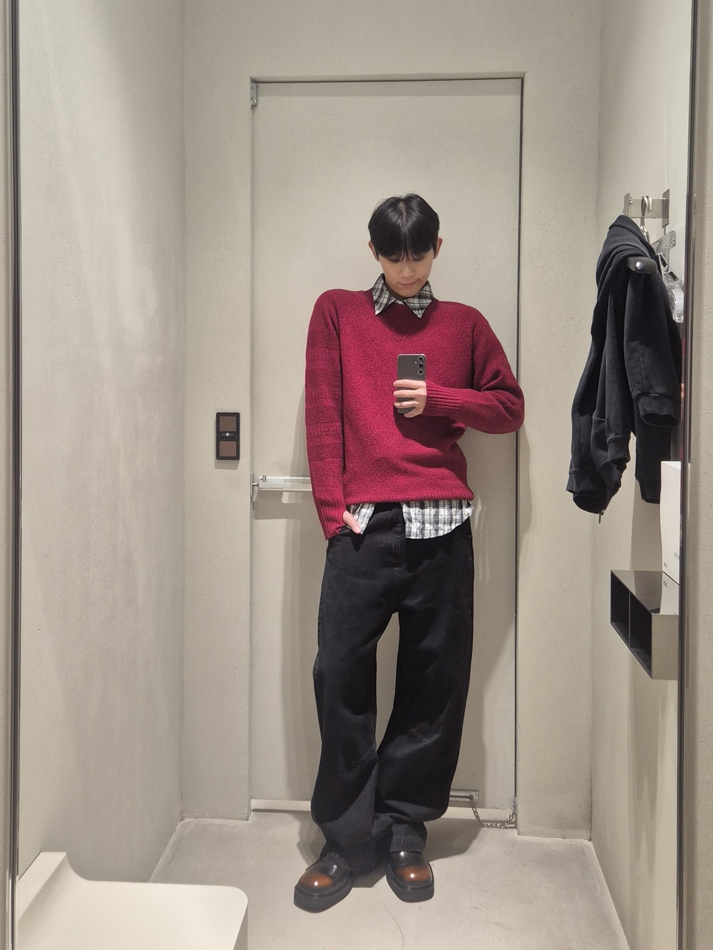 Entire Studios Gem Jeans Magnetite - 25SS 착용 스타일 - 2