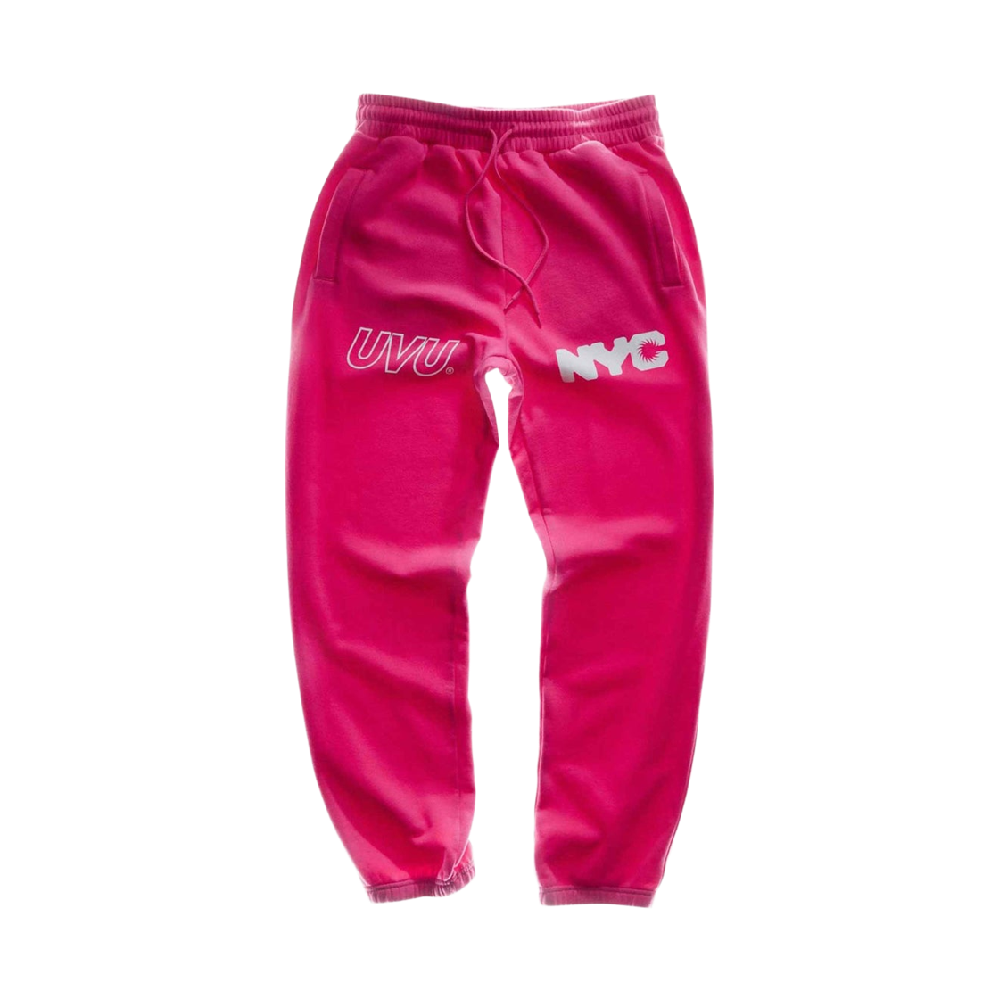 UVU NYC 마라톤 스웨트팬츠 핑크(UVU NYC Marathon Sweatpants Pink)