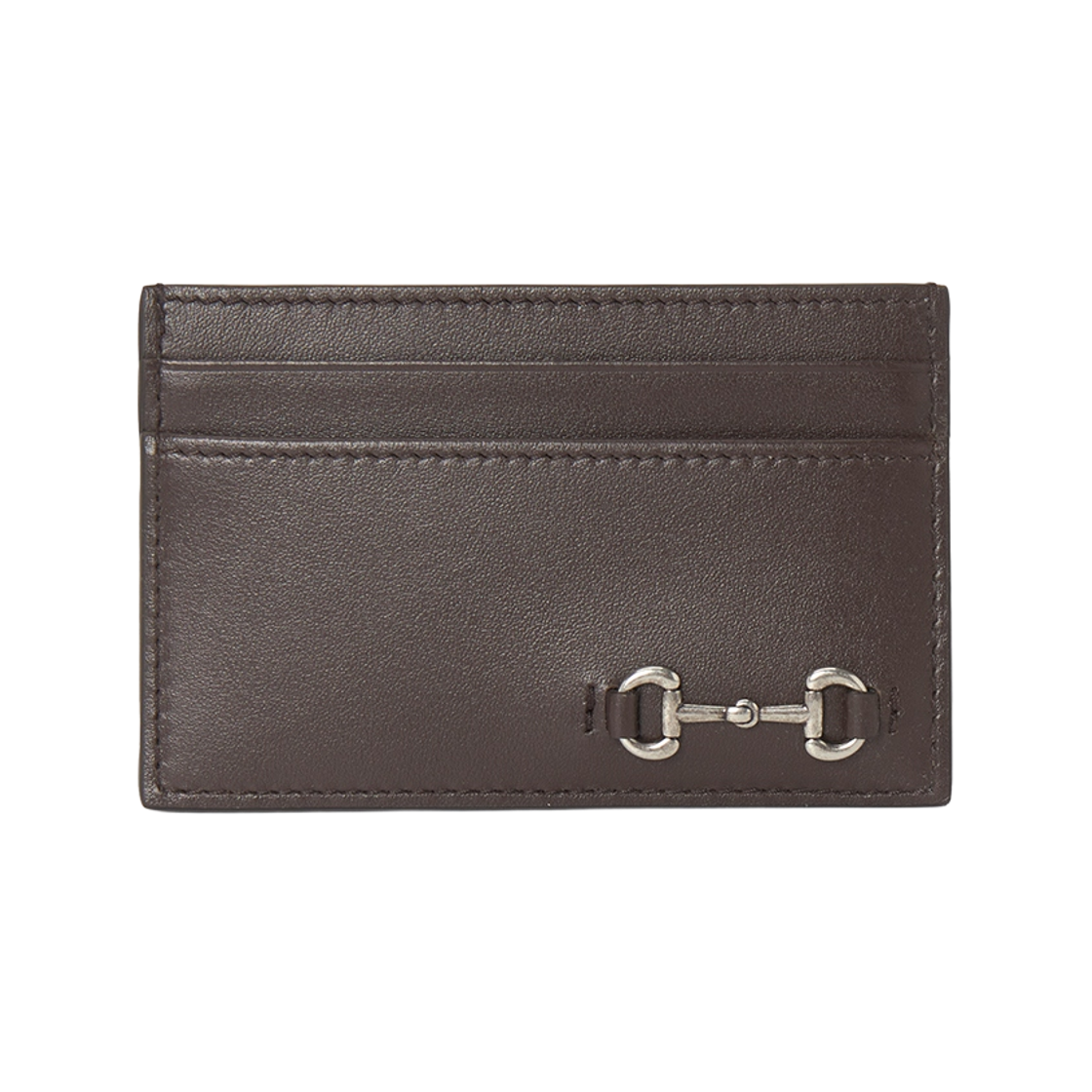 846952-AAFP1-2816 Gucci Card Case with Horsebit Cuir Beige