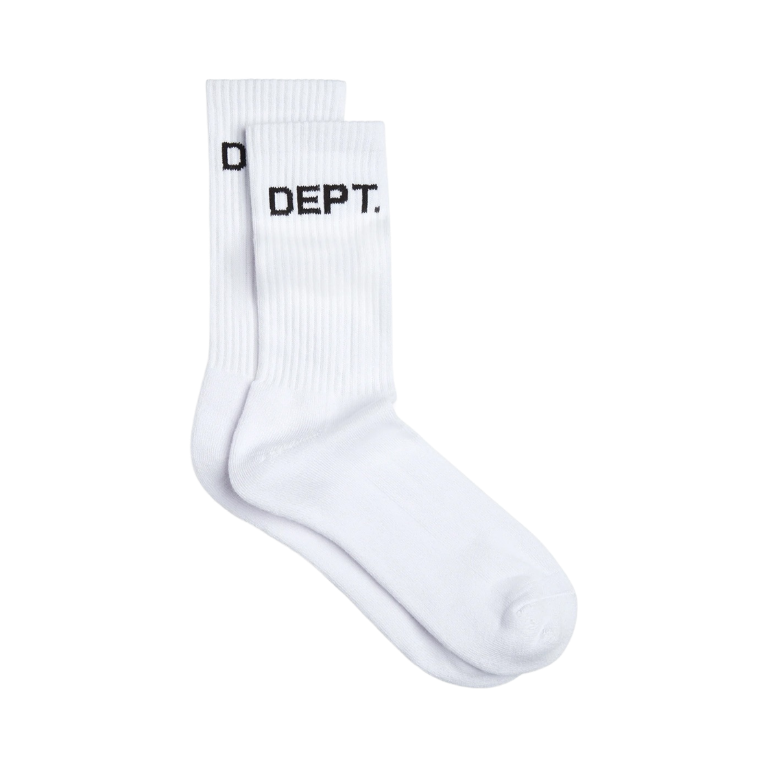 DS-90145 Gallery Dept. Logo Embroidered Socks White