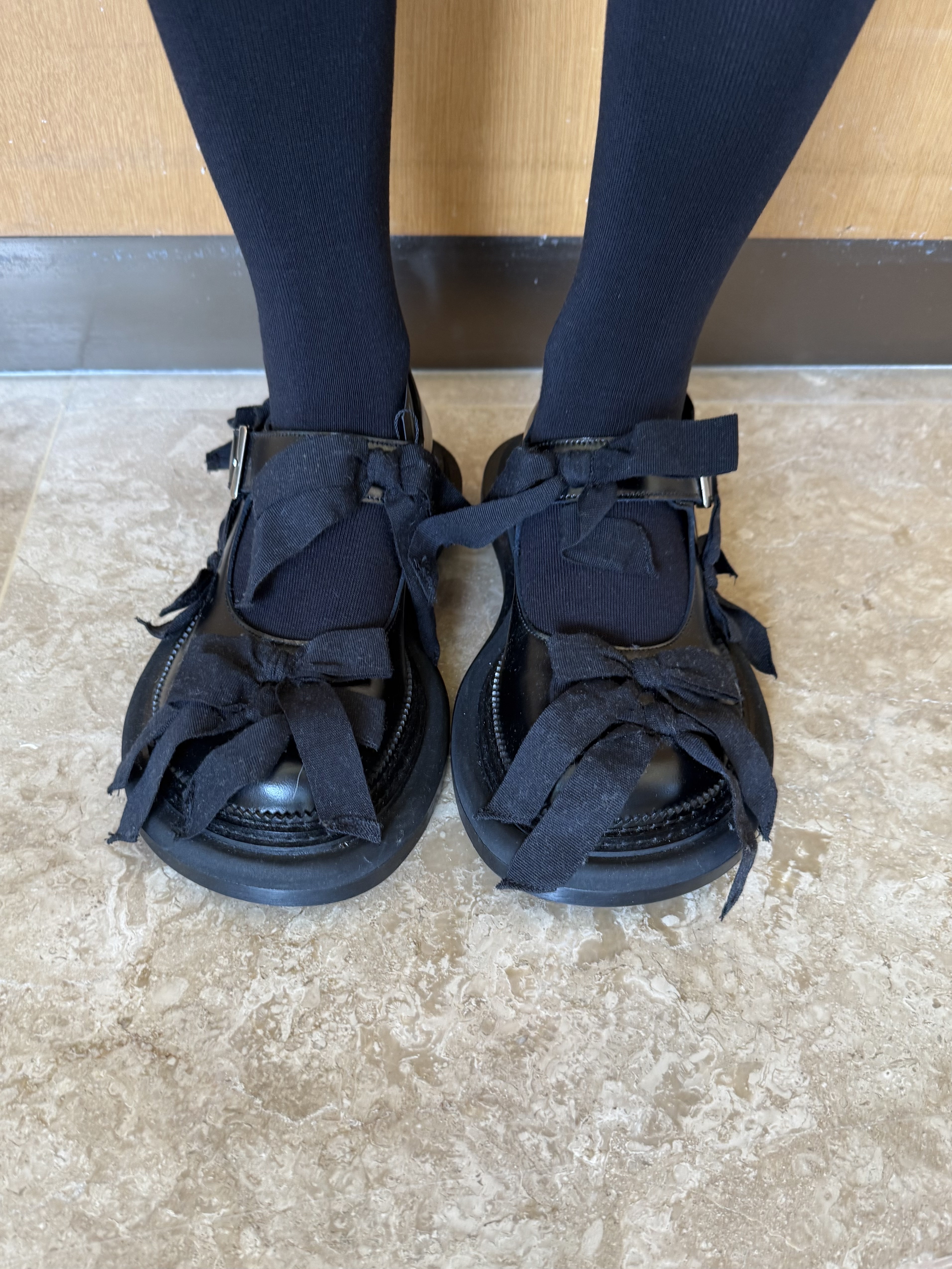 Phileo Women Mary Jane Superstrate Black - 25FW 착용 스타일 - 2