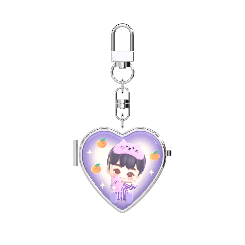 [퍼즐 세븐틴 X 어프어프] 거울 키링 (승관)([Puzzle SEVENTEEN X EARPEARP] Mirror Key Chain (SEUNGKWAN))