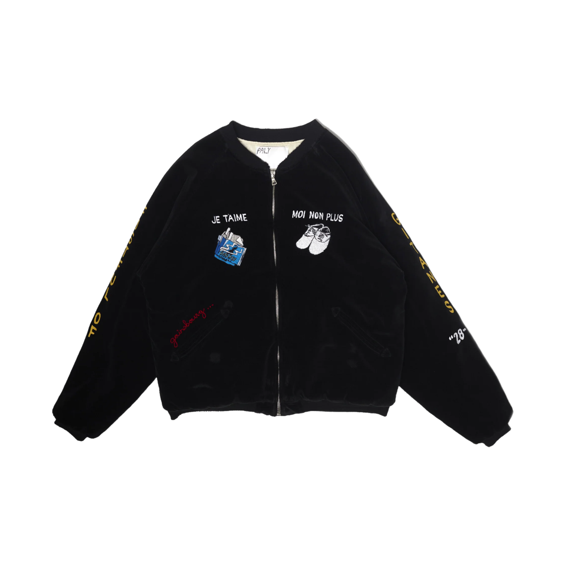 - Paly Hollywood Serge Souvenir Jacket Black