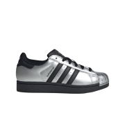 (W) Adidas Originals Superstar II Silver Metallic Core Black