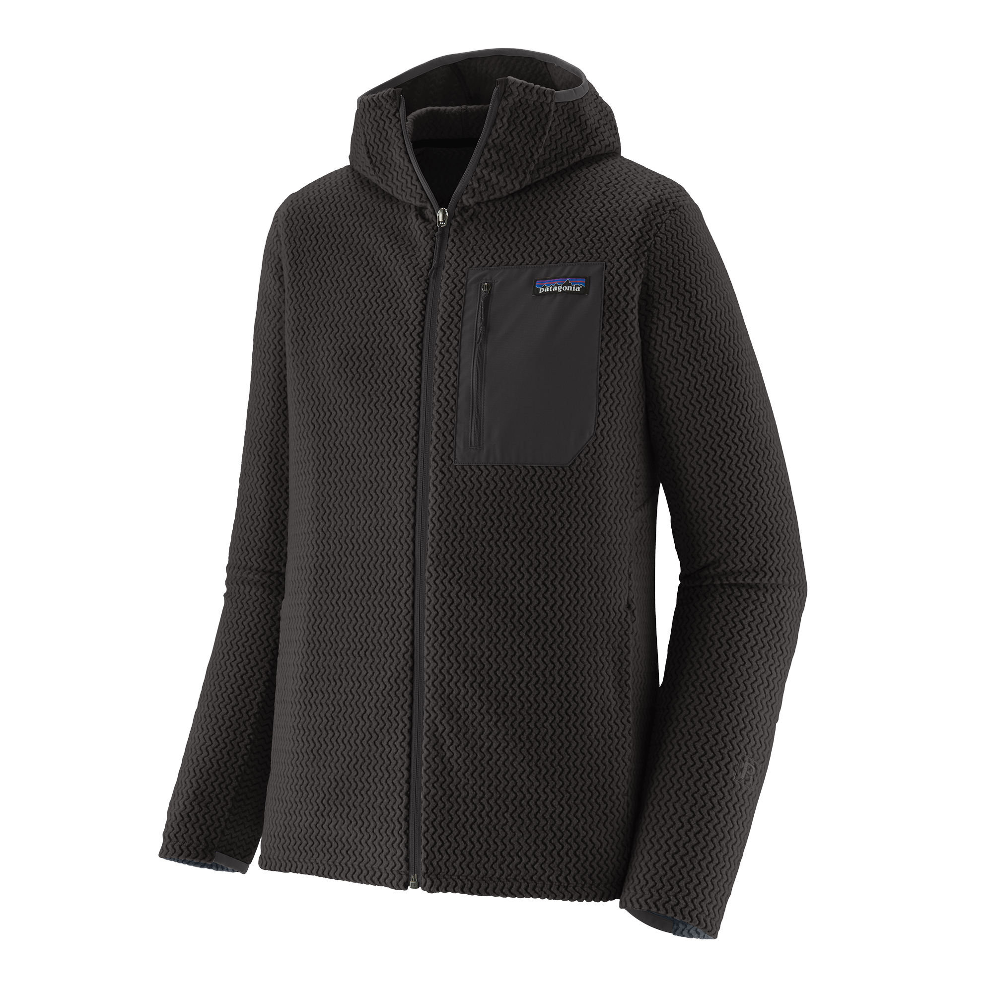40256 Patagonia R1 Air Fleece Full-Zip Hoody Black